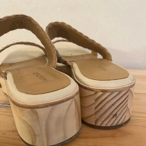 Anthropologie Nisolo Slip On Wooden Open Toe Sandals - Picture 7 of 9